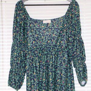 Smith & Quinn Medium Floral Long Sleeve Dress Nursing/Feeding Friendly